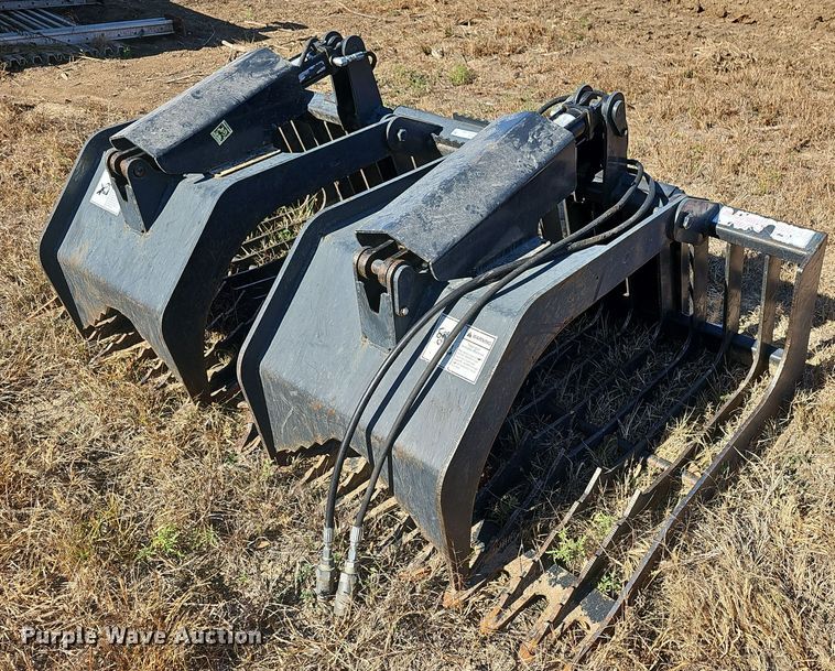 image for item OL9346 Skid steer rock grapple bucket