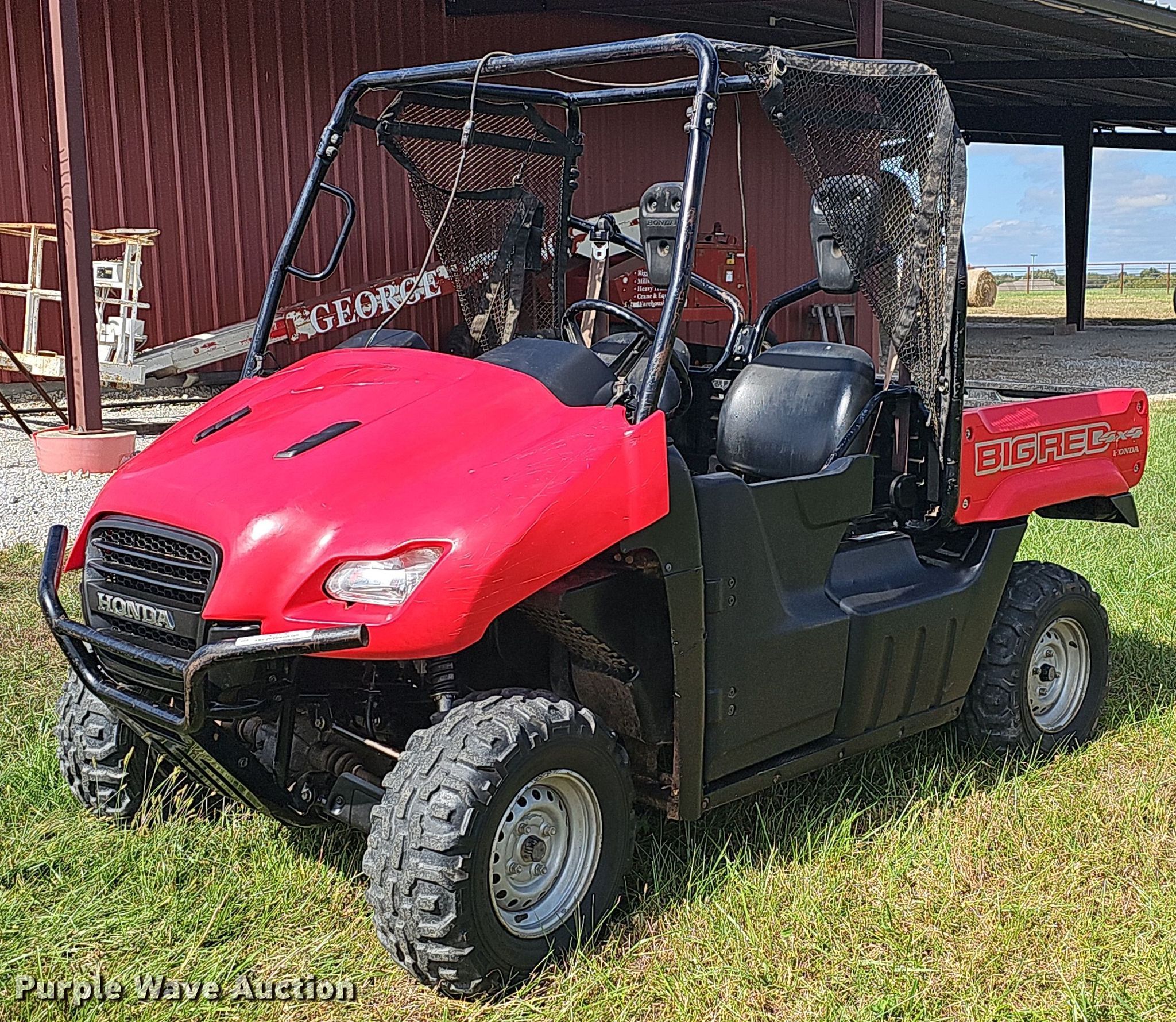 2009 Honda Big Red utility vehicle in Walnut Grove, MO Item NP9016