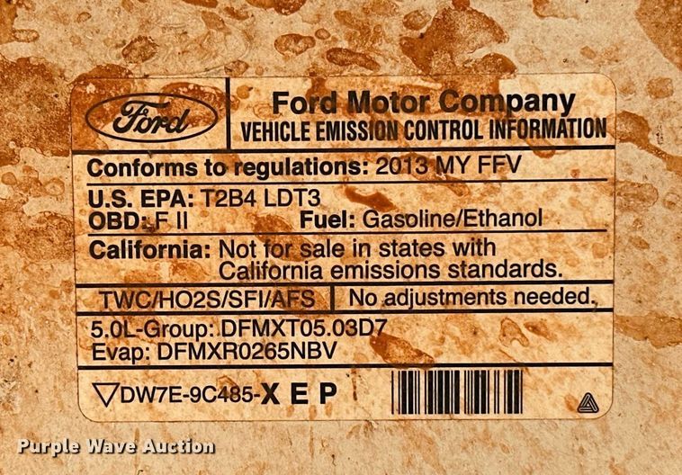 image for item DP3181 2013 Ford F150  SuperCrew pickup truck