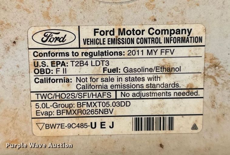 image for item DP3183 2011 Ford F150  SuperCrew pickup truck