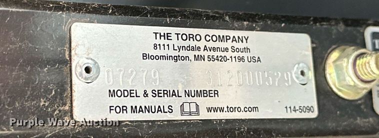 image for item DP3224 2012 Toro Workman MD  utility vehicle