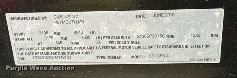 image for item DP3232 2015 Cimline 230 Magma  melter applicator