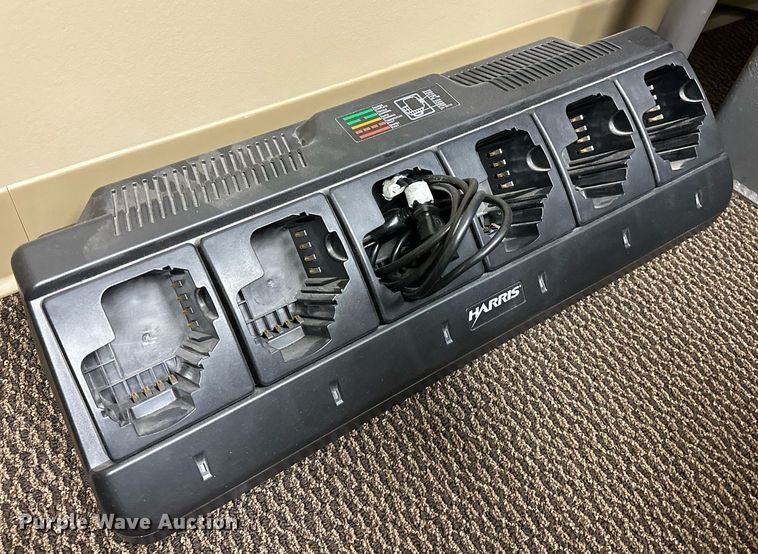 image for item DP3235 Approximately (22) Harris P7300 hand held two-way radios with speaker  mics