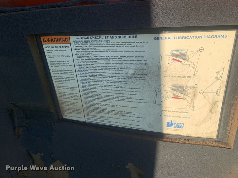 image for item DP8735 2008 Bobcat T320  tracked skid steer loader