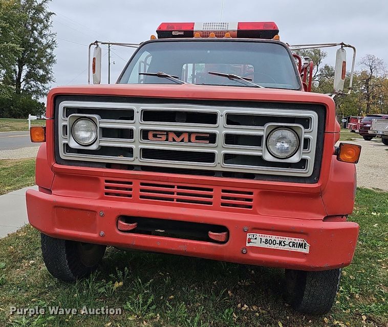 image for item DR5838 1982 GMC 7000  fire truck