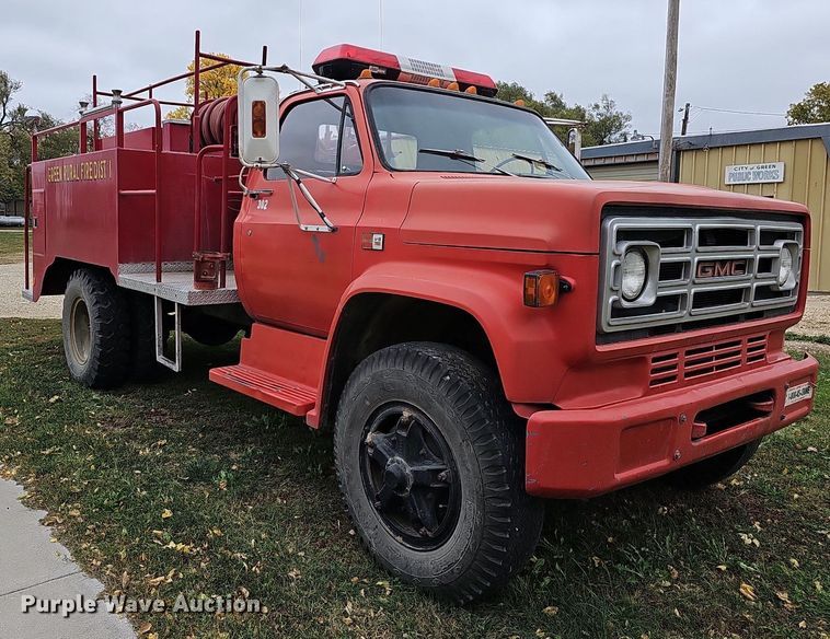 image for item DR5838 1982 GMC 7000  fire truck