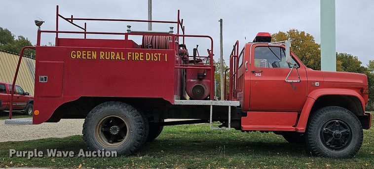 image for item DR5838 1982 GMC 7000  fire truck