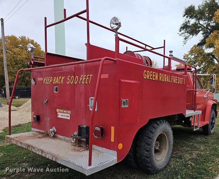 image for item DR5838 1982 GMC 7000  fire truck