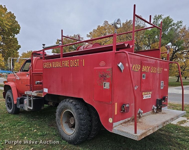 image for item DR5838 1982 GMC 7000  fire truck