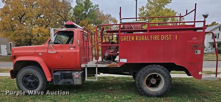 image for item DR5838 1982 GMC 7000  fire truck