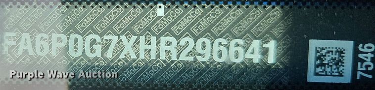 image for item DR5882 2017 Ford Fusion