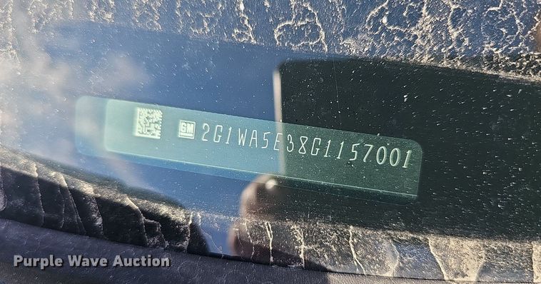 image for item DR5884 2016 Chevy Impala Limited