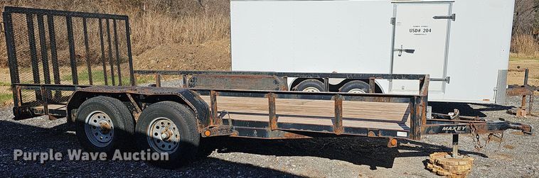 image for item DR5889 2011 Maxey  utility trailer
