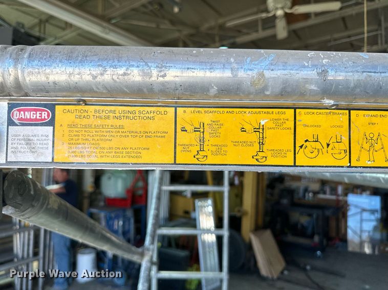 image for item GP9601 Aluminum scaffolding uprights