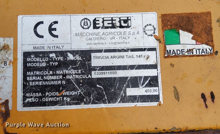 image for item LO9299 Berti  flail mower