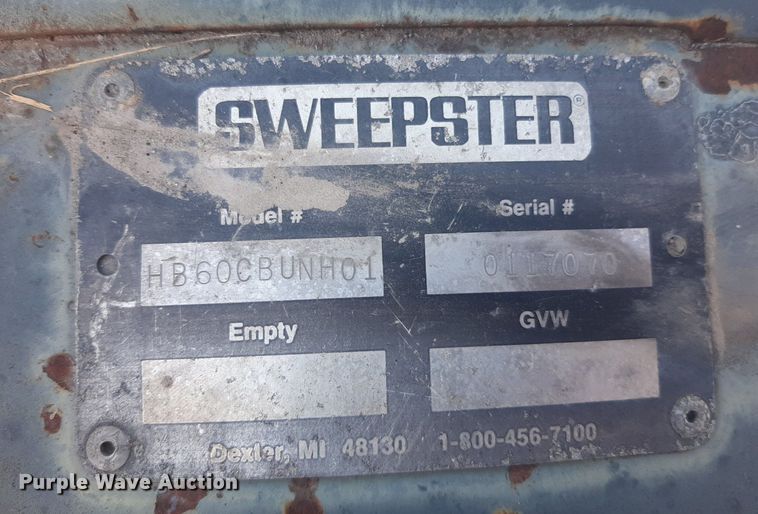 image for item LX9810 New Holland Sweepster  skid steer broom