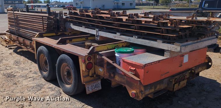 image for item LY9458 2001 Belshe WB-12  concrete form trailer