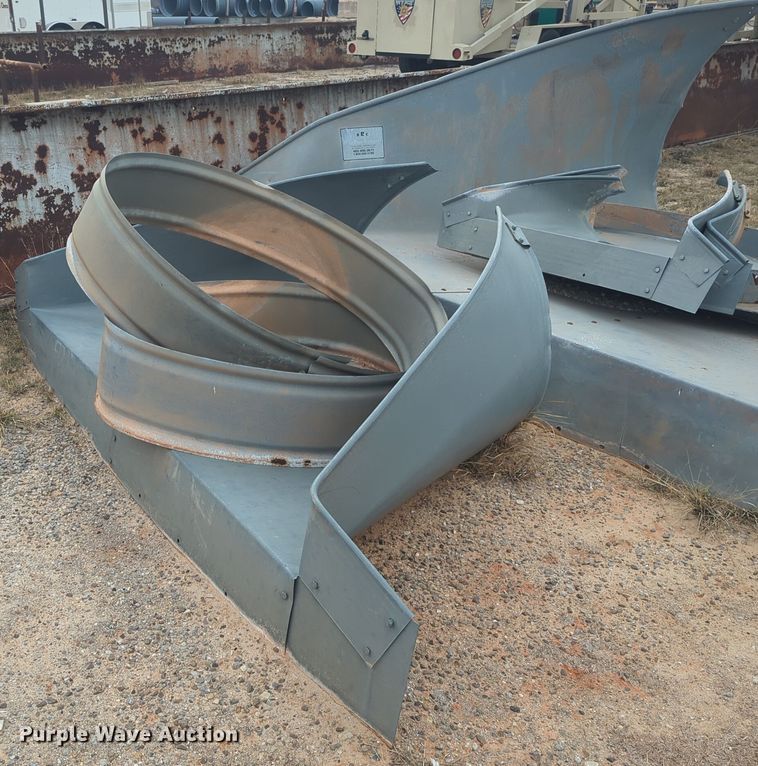 (3) Dub Ross galvanized tin horn culvert end caps in Oklahoma City, OK