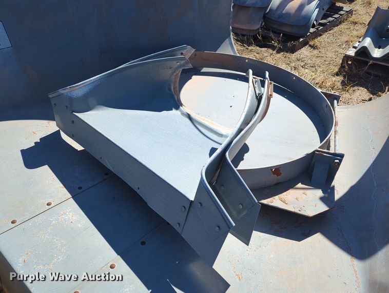 (3) Dub Ross galvanized tin horn culvert end caps in Oklahoma City, OK