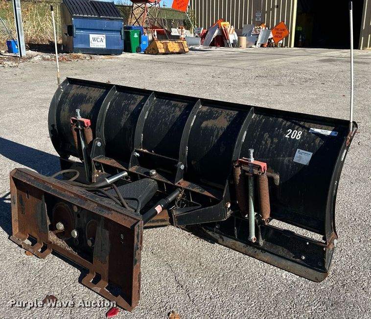 image for item NL9163 Loegering V-8000  skid steer snow plow