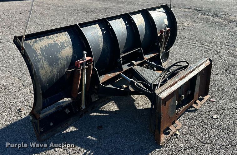 image for item NL9163 Loegering V-8000  skid steer snow plow