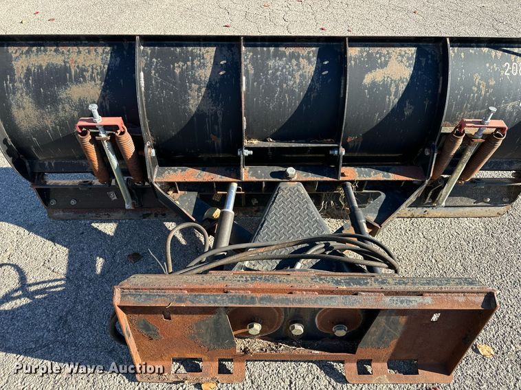 image for item NL9163 Loegering V-8000  skid steer snow plow