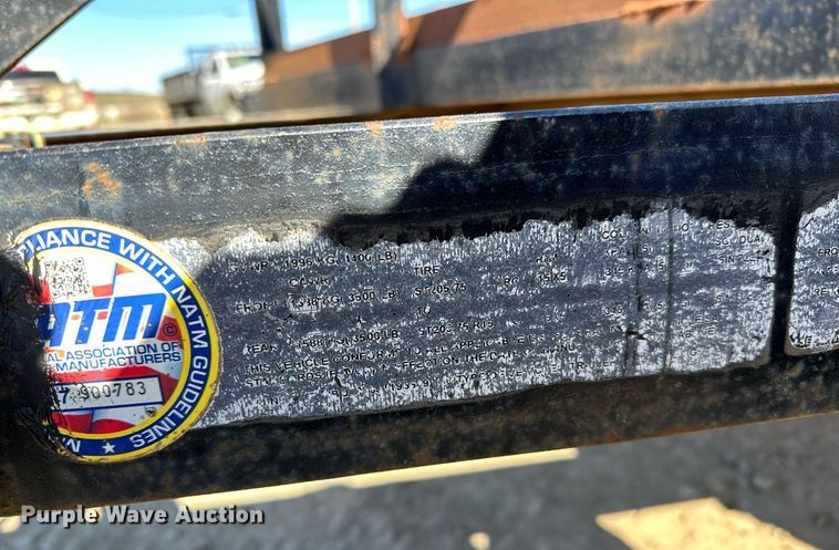 image for item NQ9546 2018 C&M 82x20  utility trailer