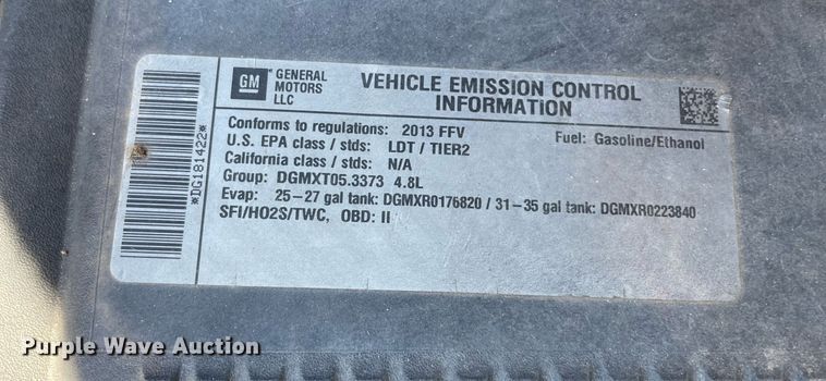 image for item NY9790 2013 Chevrolet Silverado 1500  Crew Cab pickup truck