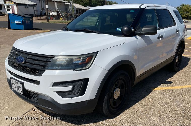image for item NY9791 2017 Ford Explorer Police Interceptor  SUV