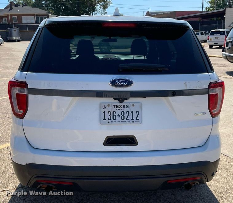 image for item NY9791 2017 Ford Explorer Police Interceptor  SUV