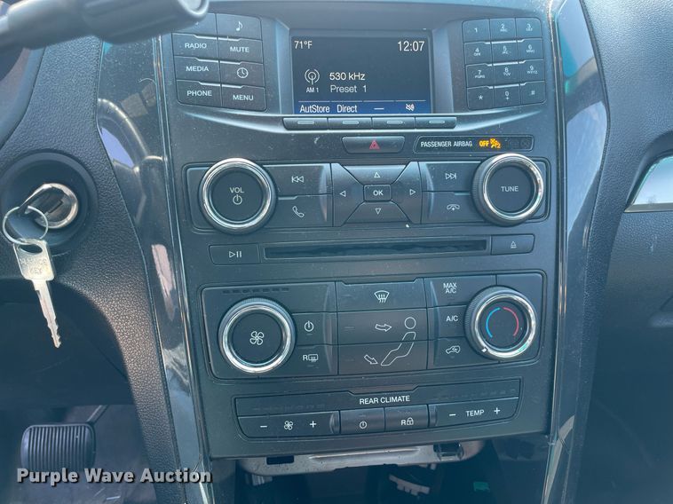 image for item NY9791 2017 Ford Explorer Police Interceptor  SUV