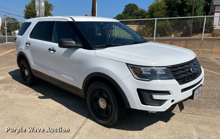 image for item NY9792 2017 Ford Explorer Police Interceptor  SUV