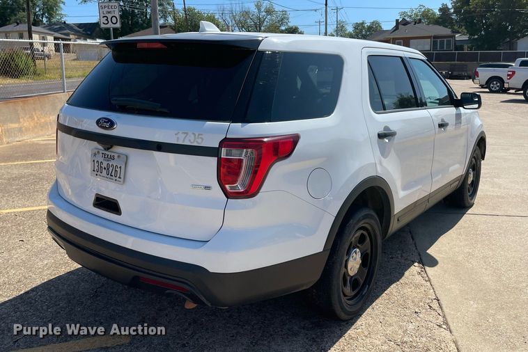 image for item NY9792 2017 Ford Explorer Police Interceptor  SUV