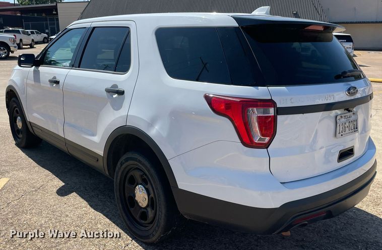 image for item NY9792 2017 Ford Explorer Police Interceptor  SUV