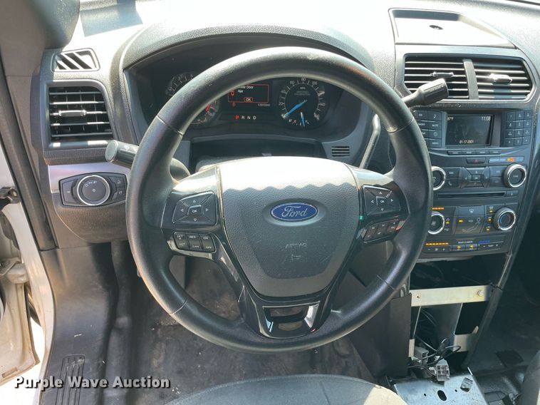 image for item NY9792 2017 Ford Explorer Police Interceptor  SUV