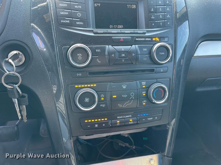 image for item NY9792 2017 Ford Explorer Police Interceptor  SUV