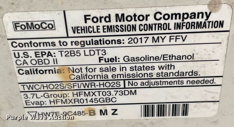 image for item NY9792 2017 Ford Explorer Police Interceptor  SUV