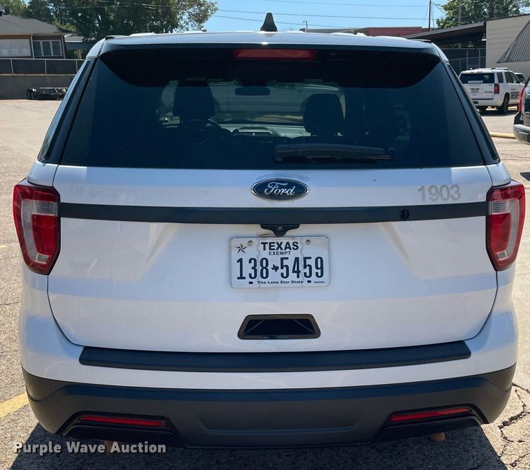 image for item NY9794 2019 Ford Explorer Police Interceptor  SUV