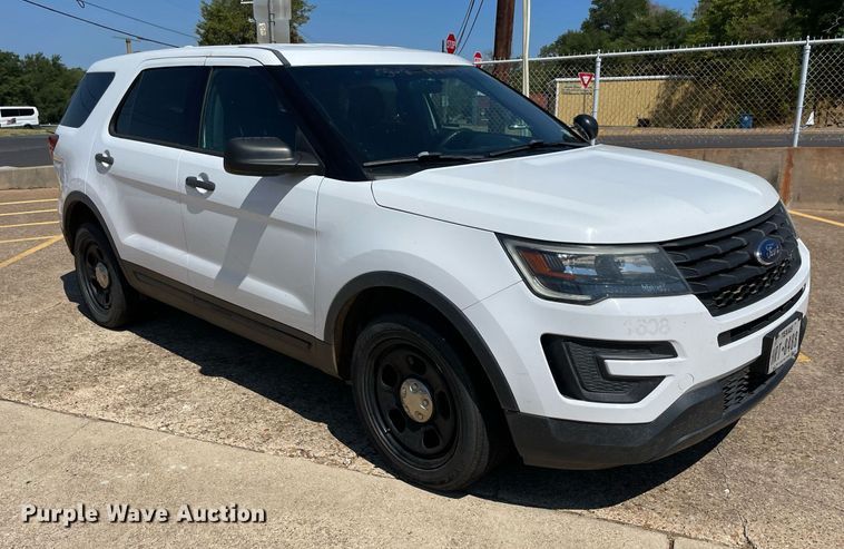 image for item NY9795 2016  Ford Explorer Police Interceptor  SUV