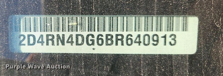 image for item NZ9062 2011 Dodge Grand Caravan  van