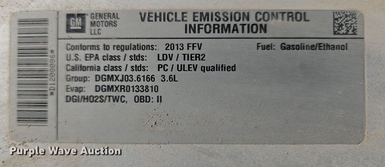 image for item NZ9064 2013 Chevrolet Impala