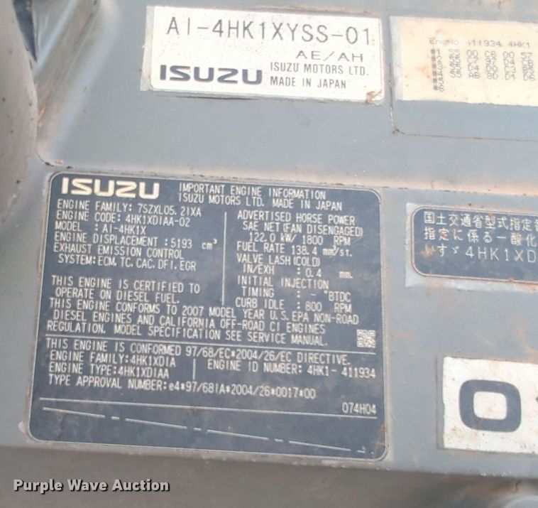 image for item OL9105 2008 Link Belt 210 X2  excavator