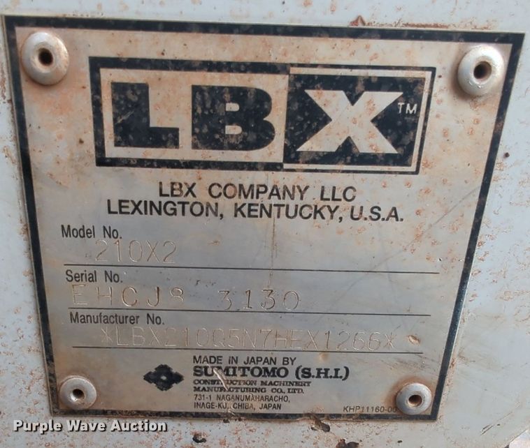 image for item OL9105 2008 Link Belt 210 X2  excavator