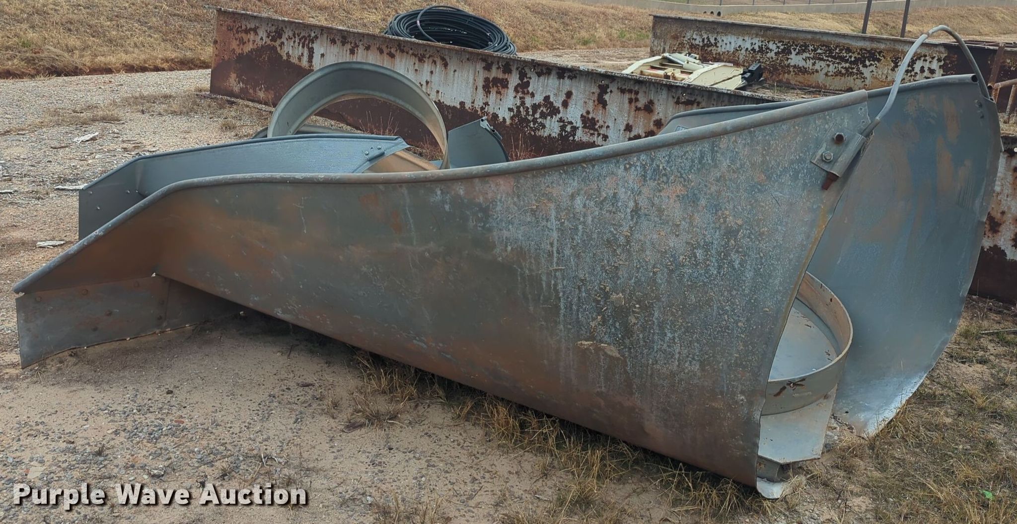 (3) Dub Ross galvanized tin horn culvert end caps in Oklahoma City, OK