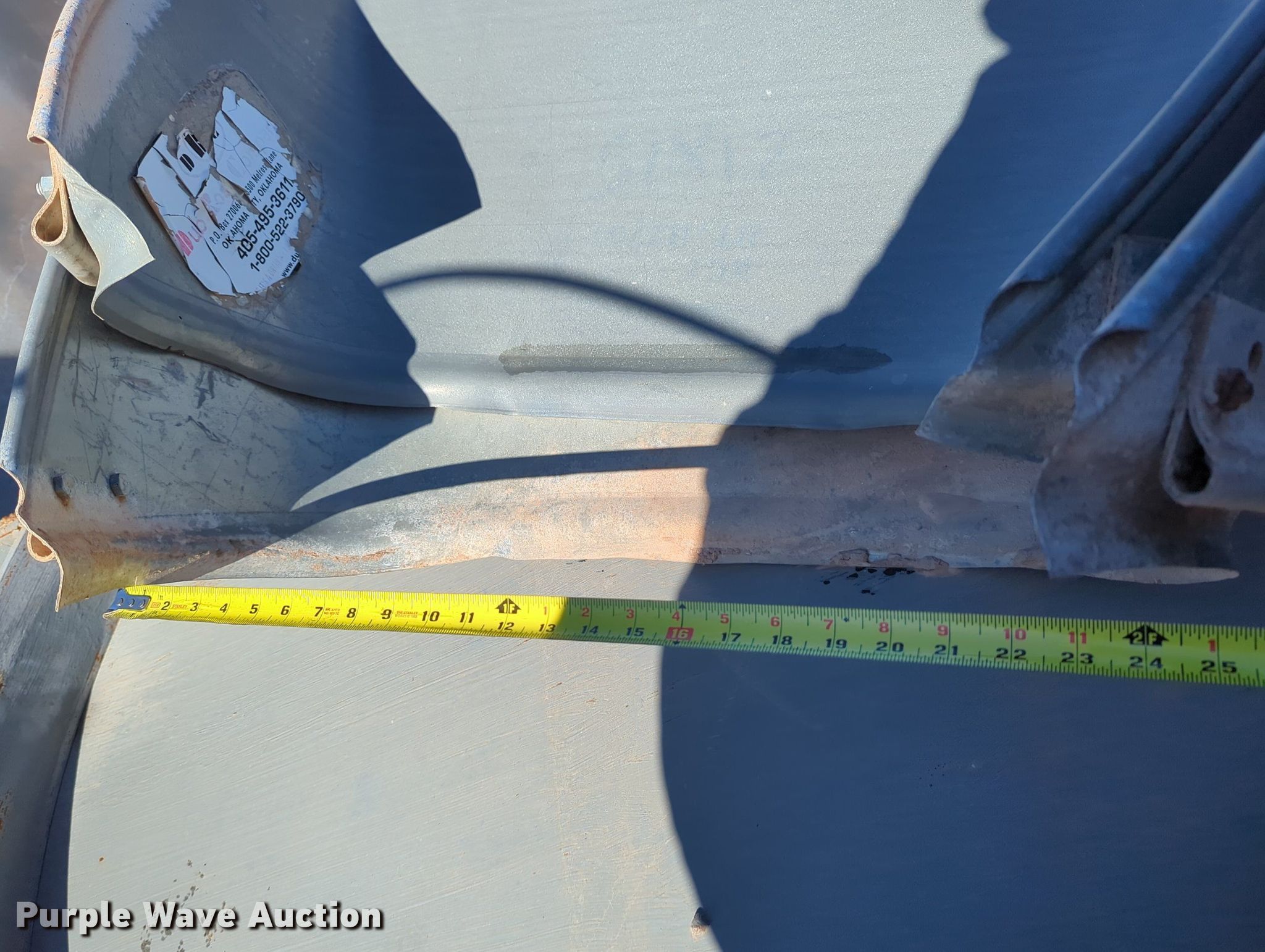 (3) Dub Ross galvanized tin horn culvert end caps in Oklahoma City, OK