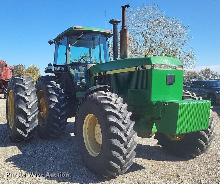 image for item DK1165 1990 John Deere 4955  MFWD tractor