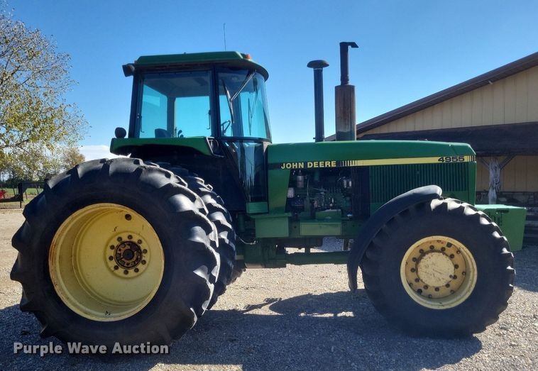 image for item DK1165 1990 John Deere 4955  MFWD tractor