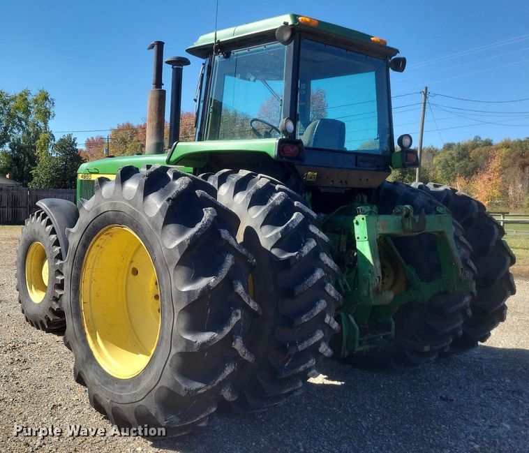 image for item DK1165 1990 John Deere 4955  MFWD tractor