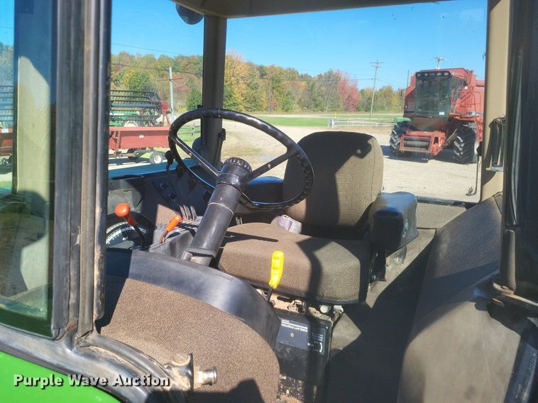 image for item DK1165 1990 John Deere 4955  MFWD tractor