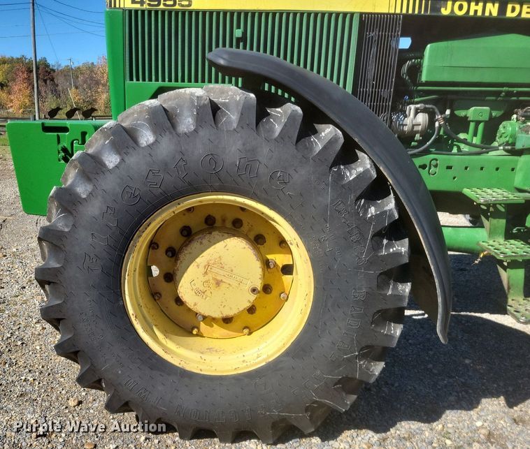 image for item DK1165 1990 John Deere 4955  MFWD tractor